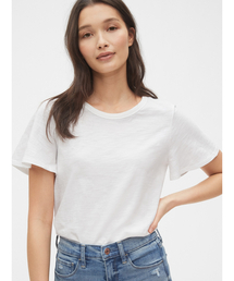 GAP | フラッタースリーブtシャツ(Tシャツ/カットソー)