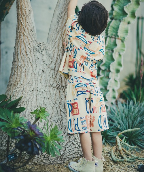 RADCHAP（ラッドチャップ）の「バティック柄半袖シャツ（シャツ/ブラウス・キッズ・アイボリー/ネイビー・140cm/100cm/150cm/110cm/120cm/90cm/130cm）」の7枚目の写真