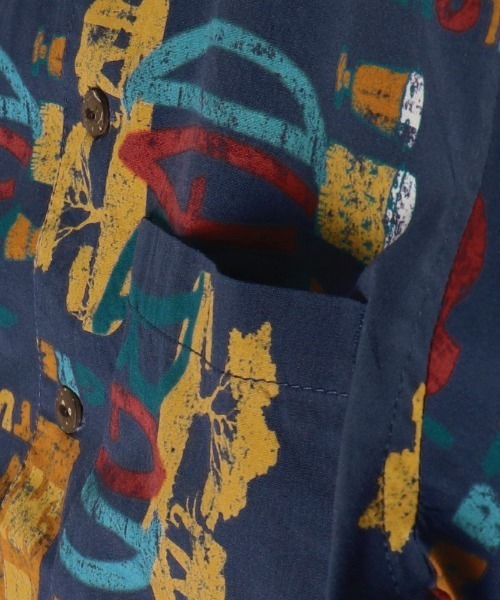 RADCHAP（ラッドチャップ）の「バティック柄半袖シャツ（シャツ/ブラウス・キッズ・アイボリー/ネイビー・140cm/100cm/150cm/110cm/120cm/90cm/130cm）」の8枚目の写真