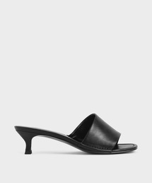 アシメトリックストラップミュール / Asymmetric Strap Mules