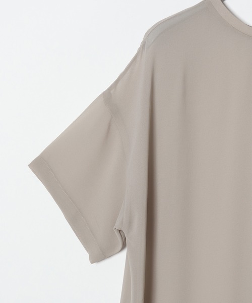 LAKOLE（ラコレ）の「シアージョーゼットワンピース / LAKOLE（ワンピース・レディース・ブラック/ベージュ/オリーブ・SMALL/MEDIUM）」の9枚目の写真