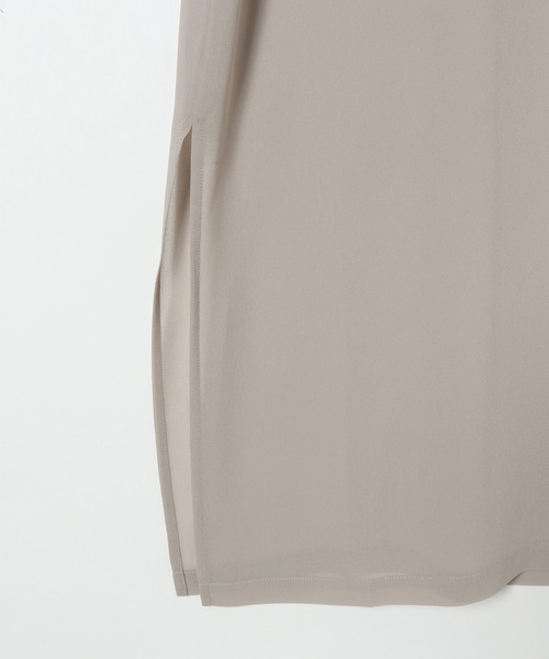 LAKOLE（ラコレ）の「シアージョーゼットワンピース / LAKOLE（ワンピース・レディース・ブラック/ベージュ/オリーブ・SMALL/MEDIUM）」の10枚目の写真