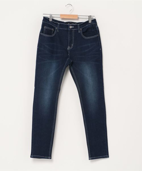 CavariA(キャバリア)の「『CavariA/キャバリア』スーパーストレッチデニムパンツ(デニムパンツ・メンズ・ブルー系その他/ネイビー/ブルー/ワンウォッシュ・L/XL/M/S)」の18枚目の写真