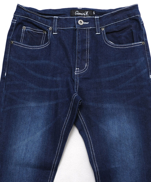CavariA(キャバリア)の「『CavariA/キャバリア』スーパーストレッチデニムパンツ(デニムパンツ・メンズ・ブルー系その他/ネイビー/ブルー/ワンウォッシュ・L/XL/M/S)」の20枚目の写真