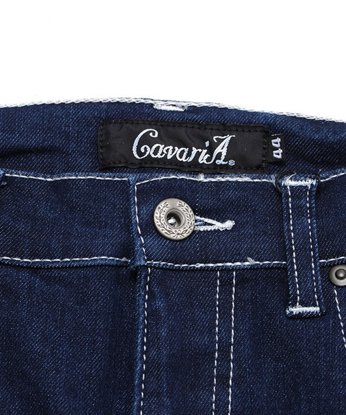 CavariA(キャバリア)の「『CavariA/キャバリア』スーパーストレッチデニムパンツ(デニムパンツ・メンズ・ブルー系その他/ネイビー/ブルー/ワンウォッシュ・L/XL/M/S)」の21枚目の写真
