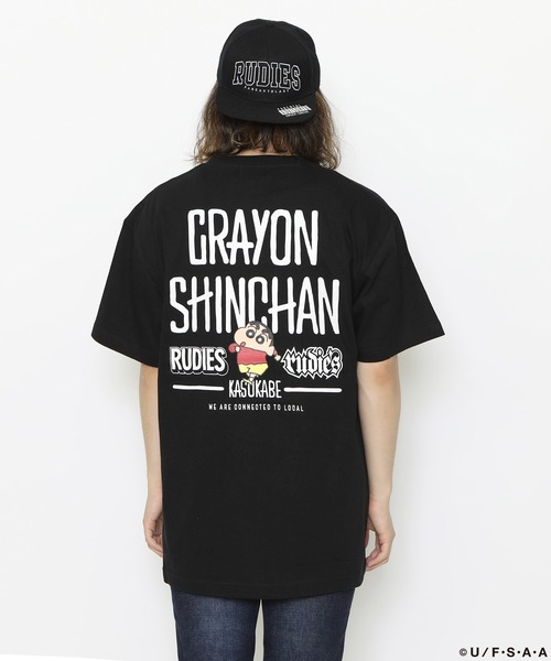 RUDIE'S(ルーディーズ)の「RUDIE'S x CRAYON SHINCHAN MOSH-T / ルーディーズ x クレヨンしんちゃん モッシュ -T(Tシャツ/カットソー・メンズ・ホワイト/ブラック・XXL/L/S/XL/M)」の16枚目の写真