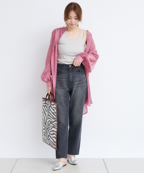 DouDou（ドゥドゥ）の「ストレートデニム（その他パンツ・レディース・ブラック/ブルー・38/36）」の5枚目の写真