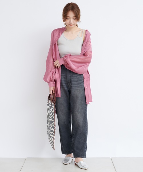 DouDou（ドゥドゥ）の「ストレートデニム（その他パンツ・レディース・ブラック/ブルー・38/36）」の6枚目の写真