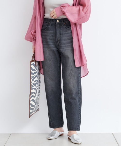 DouDou（ドゥドゥ）の「ストレートデニム（その他パンツ・レディース・ブラック/ブルー・38/36）」の9枚目の写真