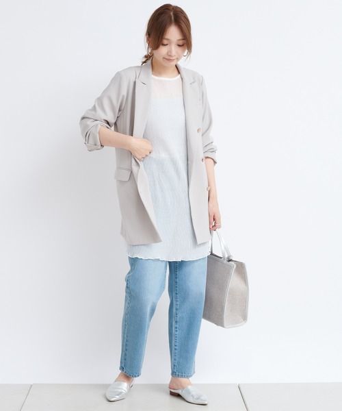 DouDou（ドゥドゥ）の「ストレートデニム（その他パンツ・レディース・ブラック/ブルー・38/36）」の17枚目の写真