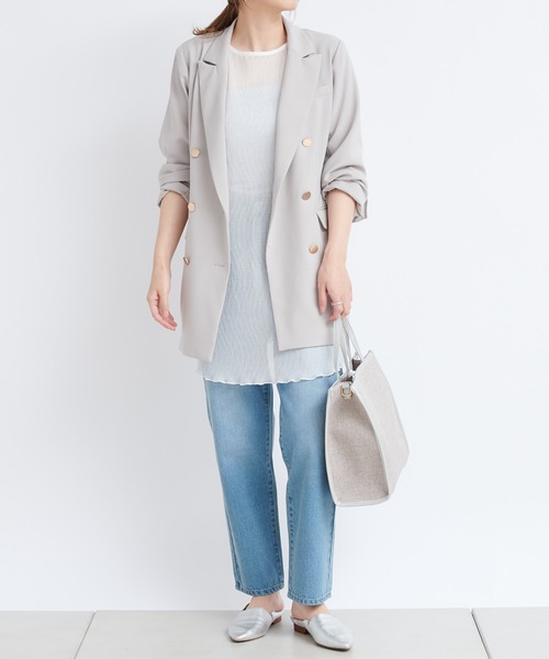 DouDou（ドゥドゥ）の「ストレートデニム（その他パンツ・レディース・ブラック/ブルー・38/36）」の19枚目の写真