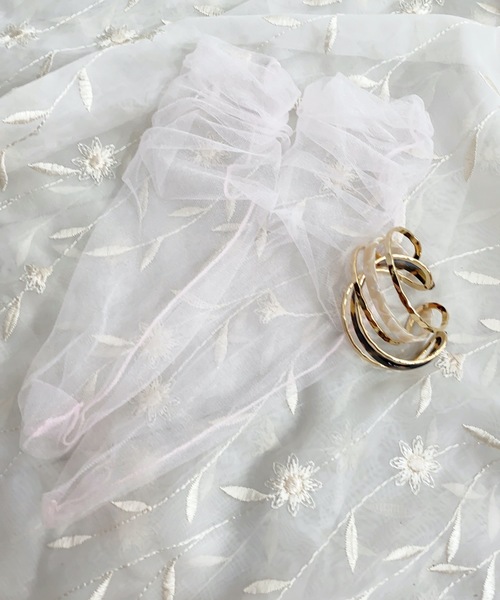 ap retro（アプレトロ）の「シアーソックス【ZOZO限定アイテム】（ソックス/靴下・レディース・ブラック/グレー/オフホワイト/ピンク・FREE）」の6枚目の写真