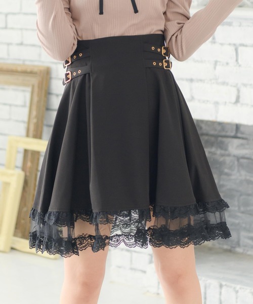 ROJITA（ロジータ）の「裾2段チュールSK（スカート・レディース・ブラック/ブラウン/ピンク系その他・FREE）」の12枚目の写真