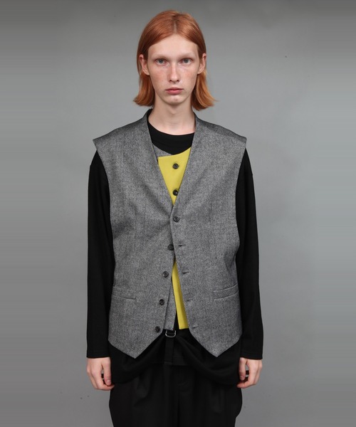 ato（アトウ）の「LAYERED VEST（ベスト・メンズ・その他・46/48）」の4枚目の写真