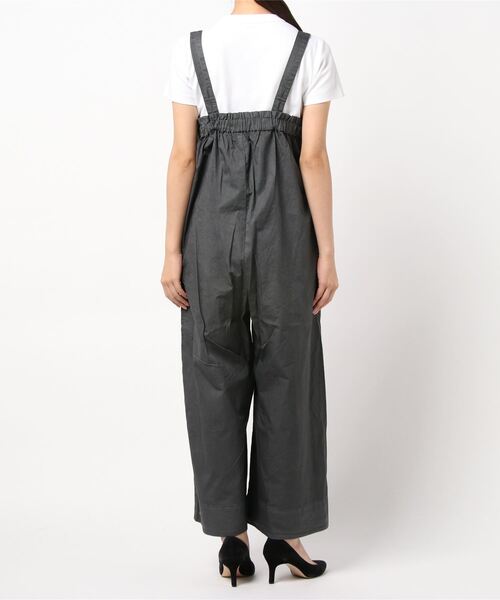 PUAL CE CIN（ピュアルセシン）の「エコサルファー染サロペット（その他パンツ・レディース・ブラック/ベージュ/グレー・FREE）」の5枚目の写真