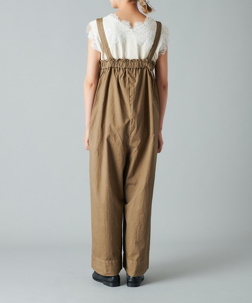 PUAL CE CIN（ピュアルセシン）の「エコサルファー染サロペット（その他パンツ・レディース・ブラック/ベージュ/グレー・FREE）」の10枚目の写真