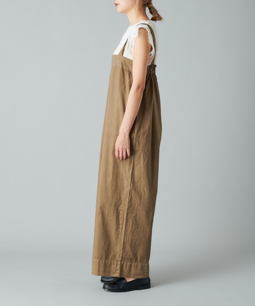 PUAL CE CIN（ピュアルセシン）の「エコサルファー染サロペット（その他パンツ・レディース・ブラック/ベージュ/グレー・FREE）」の11枚目の写真