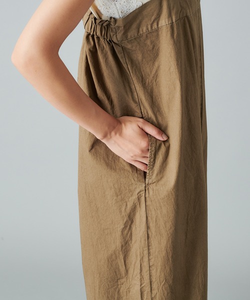 PUAL CE CIN（ピュアルセシン）の「エコサルファー染サロペット（その他パンツ・レディース・ブラック/ベージュ/グレー・FREE）」の7枚目の写真