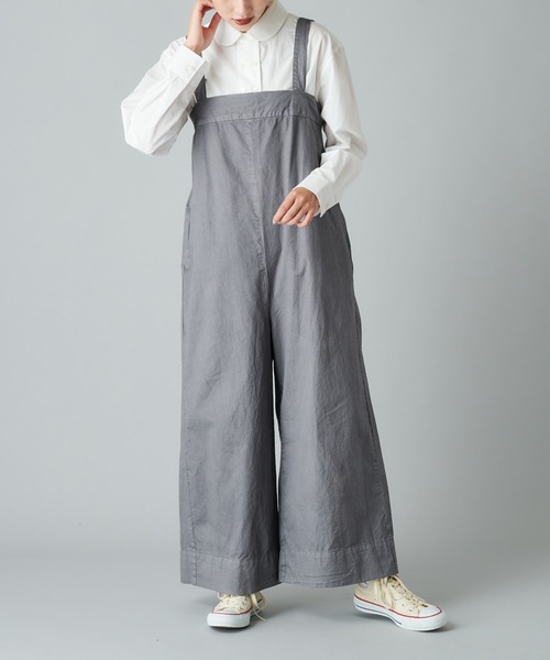 PUAL CE CIN（ピュアルセシン）の「エコサルファー染サロペット（その他パンツ・レディース・ブラック/ベージュ/グレー・FREE）」の19枚目の写真