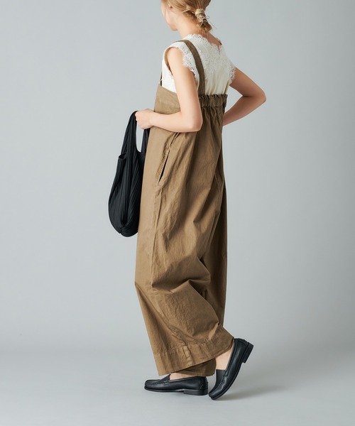 PUAL CE CIN（ピュアルセシン）の「エコサルファー染サロペット（その他パンツ・レディース・ブラック/ベージュ/グレー・FREE）」の21枚目の写真