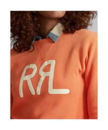 RRL ダブルアールエル　100％コットン　スウェット　トレーナー　L ダブルアールエル) RRL リブド コットン ネイティヴ プリント