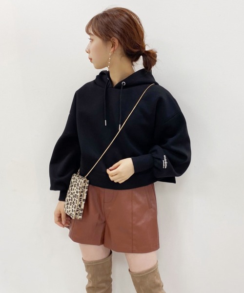 one after another NICE CLAUP（ワンアフターアナザーナイスクラップ）の「シンプルアソートショートパンツ（その他パンツ・レディース・ブラック/ベージュ/ブラウン/ゼブラ・FREE）」の20枚目の写真