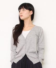 coen | ウォッシャブルＶネックカーディガン(カーディガン/ボレロ)