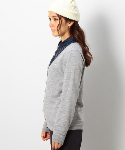 coen（コーエン）の「ウォッシャブルＶネックカーディガン（カーディガン/ボレロ・レディース・コバルトブルー/ブラック/ネイビー/レッド/ライトグレー/ケリー・MEDIUM/LARGE）」の16枚目の写真