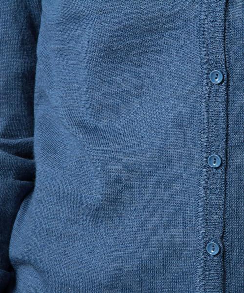 coen（コーエン）の「ウォッシャブルＶネックカーディガン（カーディガン/ボレロ・レディース・コバルトブルー/ブラック/ネイビー/レッド/ライトグレー/ケリー・MEDIUM/LARGE）」の14枚目の写真