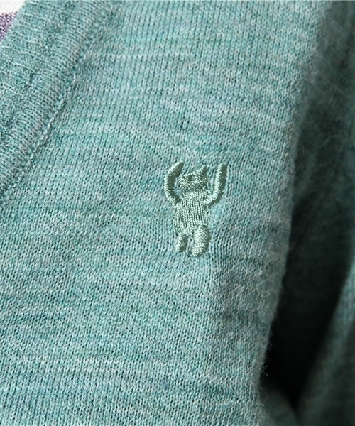 coen（コーエン）の「ウォッシャブルＶネックカーディガン（カーディガン/ボレロ・レディース・コバルトブルー/ブラック/ネイビー/レッド/ライトグレー/ケリー・MEDIUM/LARGE）」の22枚目の写真