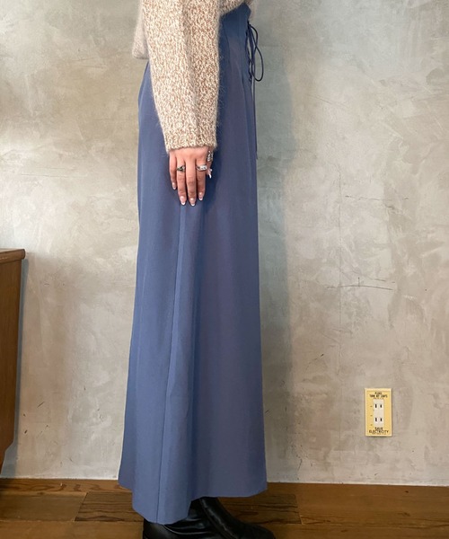 archives（アルシーヴ）の「フロントレースアップスカート（スカート・レディース・ブルー/アイボリー/ピンクベージュ・MEDIUM）」の16枚目の写真