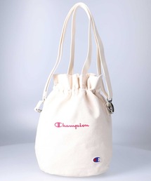 【Champion】刺繍ロゴ巾着バッグ