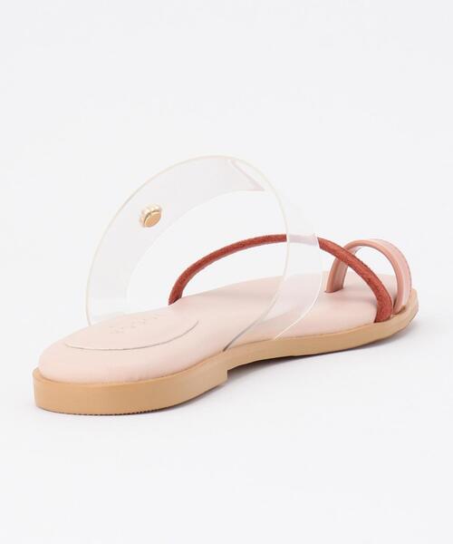 TOCCA(トッカ)の「SHEER SANDALS フラットサンダル(サンダル・レディース・ブラウン系/ピンク系/シルバー系・38/36/37)」の6枚目の写真