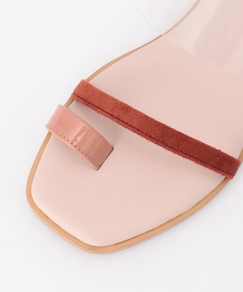 TOCCA(トッカ)の「SHEER SANDALS フラットサンダル(サンダル・レディース・ブラウン系/ピンク系/シルバー系・38/36/37)」の7枚目の写真