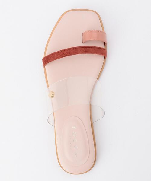 TOCCA(トッカ)の「SHEER SANDALS フラットサンダル(サンダル・レディース・ブラウン系/ピンク系/シルバー系・38/36/37)」の8枚目の写真