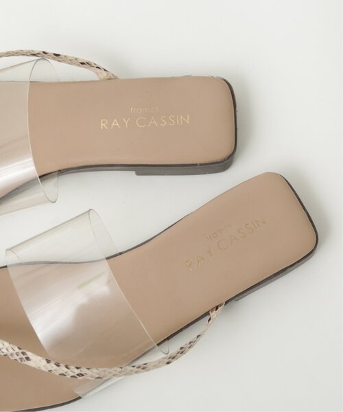 frames RAY CASSIN（フレームスレイカズン）の「スクエアートゥートングサンダル（サンダル・レディース・ブラック/キナリ/ブラウン系・SMALL/MEDIUM/LARGE）」の15枚目の写真