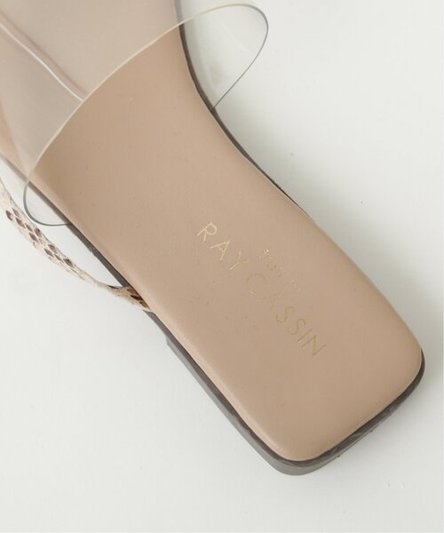 frames RAY CASSIN（フレームスレイカズン）の「スクエアートゥートングサンダル（サンダル・レディース・ブラック/キナリ/ブラウン系・SMALL/MEDIUM/LARGE）」の16枚目の写真