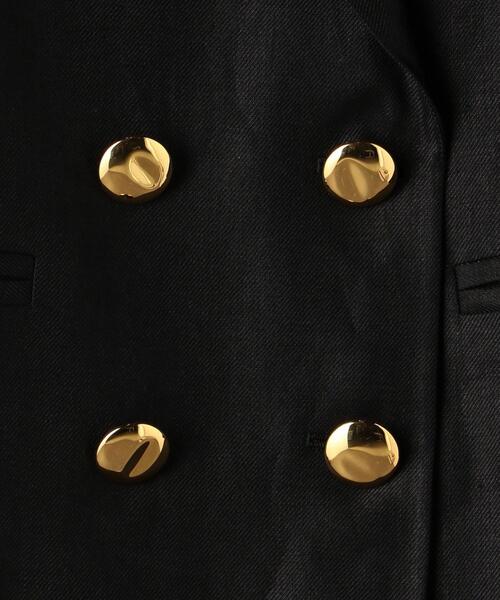 CINOH(チノ)の「<CINOH(チノ)>ダブル ジャケット(テーラードジャケット・レディース・ブラック・38/36)」の14枚目の写真