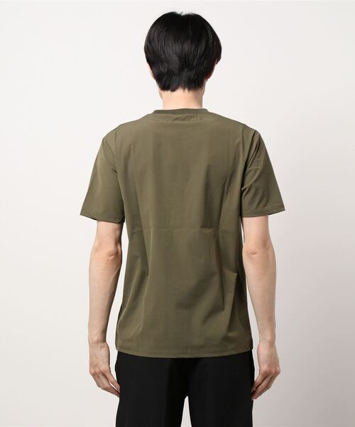 Tシャツ・カットソー Fay FRENCH NECK STRETCH SHIRT 合繊ストレッチドライTシャツ（Tシャツ/カットソー