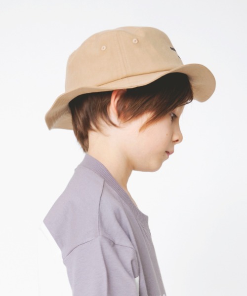 BRANSHES（ブランシェス）の「刺繍ハット（ハット・キッズ・ブラック/ベージュ/ブルー・52cm/50cm/54cm/56cm）」の6枚目の写真