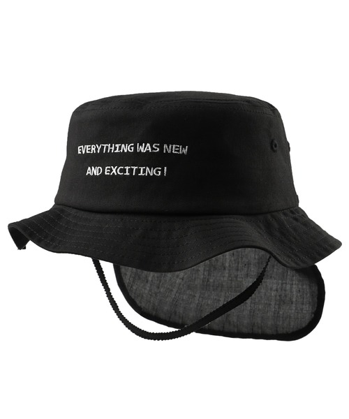 BRANSHES（ブランシェス）の「刺繍ハット（ハット・キッズ・ブラック/ベージュ/ブルー・52cm/50cm/54cm/56cm）」の7枚目の写真