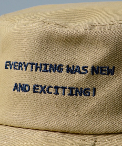 BRANSHES（ブランシェス）の「刺繍ハット（ハット・キッズ・ブラック/ベージュ/ブルー・52cm/50cm/54cm/56cm）」の8枚目の写真