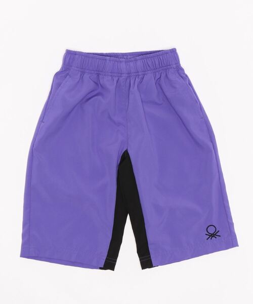 BENETTON (UNITED COLORS OF BENETTON)（ベネトンユナイテッドカラーズオブベネトン）の「【BENETTON / ベネトン】キッズショートパンツ / スポーツ アウトドア 抗菌防臭機能付き（その他パンツ・キッズ・ブラック/グレー/ネイビー/パープル・130/140/150/160/170）」の4枚目の写真