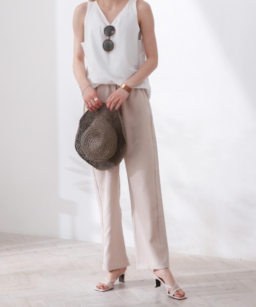 VIVIAN（ヴィヴィアン）の「スクエアトゥアシメ華奢ストラップトングサンダル（サンダル・レディース・ブラック/グレー系その他7/ダークブラウン/アイボリー・L/S/M/LL）」の13枚目の写真