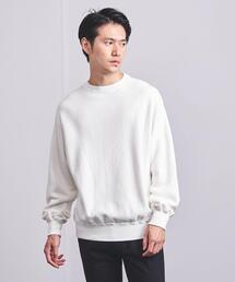 <BLUE(ブルー)> ワイド コットン スウェット クルーネック