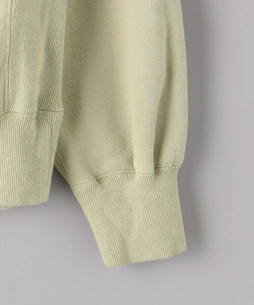 BLUE（ブルー）の「＜BLUE（ブルー）＞ ワイド コットン スウェット クルーネック（スウェット・メンズ・ホワイト/ライム・MEDIUM/LARGE）」の11枚目の写真