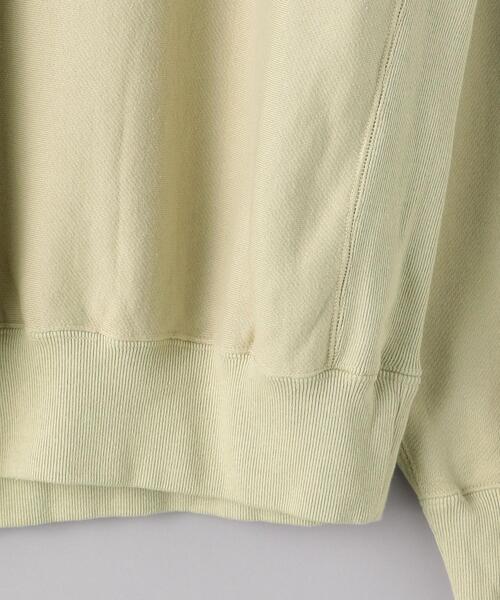 BLUE（ブルー）の「＜BLUE（ブルー）＞ ワイド コットン スウェット クルーネック（スウェット・メンズ・ホワイト/ライム・MEDIUM/LARGE）」の12枚目の写真