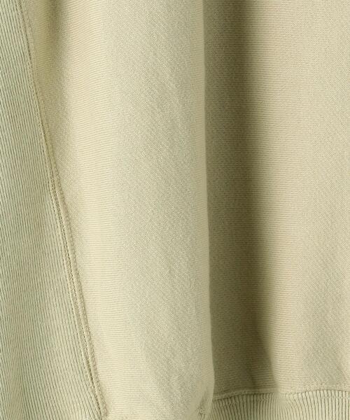 BLUE（ブルー）の「＜BLUE（ブルー）＞ ワイド コットン スウェット クルーネック（スウェット・メンズ・ホワイト/ライム・MEDIUM/LARGE）」の14枚目の写真