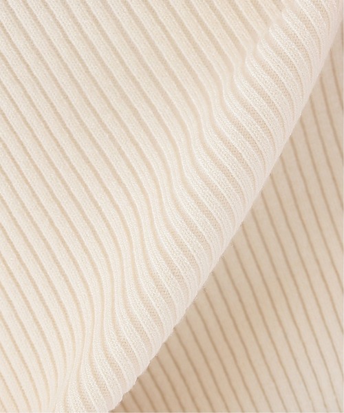 JOINT WORKS（ジョイントワークス）の「J-バイカラーハーフスリーブニット（ニット/セーター・レディース・アイボリー/チャコールグレー・FREE）」の8枚目の写真