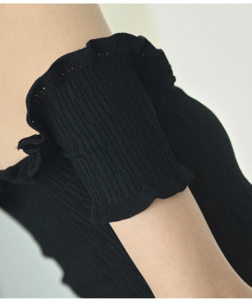 ANAP（アナップ）の「シャーリングオフショルトップス（Tシャツ/カットソー・レディース・ブラック/オフホワイト/ライトベージュ・FREE）」の21枚目の写真